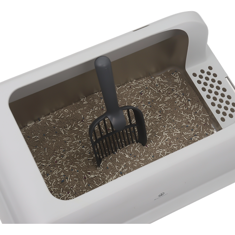 스테인레스 스틸 스플래시 방지 고양이 쓰레기 상자 스테인레스 스틸 스플래시 방지 고양이 쓰레기 상자