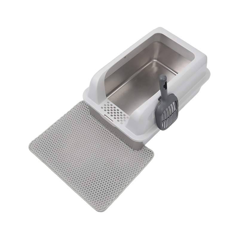 스테인레스 스틸 스플래시 방지 고양이 쓰레기 상자 스테인레스 스틸 스플래시 방지 고양이 쓰레기 상자